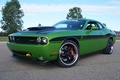 Dodge Challenger SRT-8 vert 3/4 avant gauche
