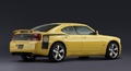 Dodge Charger SRT-8 SuperBee jaune 3/4 arrière droit