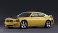 Dodge Charger SRT-8 SuperBee jaune 3/4 avant gauche