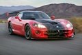 Dodge Viper SRT-10 ACR rouge/noir 3/4 avant droit travelling