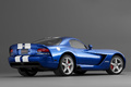 Dodge Viper SRT-10 bleu 3/4 arrière droit