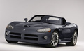 Dodge Viper SRT-10 Cabriolet anthracite 3/4 avant gauche penché