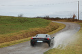 Ferrari 458 Italia noir 3/4 arrière droit filé