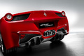 Ferrari 458 Italia - rouge - détail, bouclier arrière