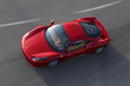 Ferrari 458 Italia rouge travelling vue de haut
