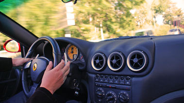 Ferrari 575 SuperAmerica rouge intérieur