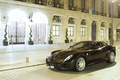 Ferrari 599 GTB Fiorano noir place Vendôme 3/4 avant gauche