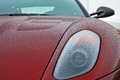 Ferrari 599 GTO bordeaux phare avant