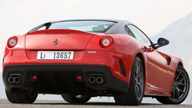 Ferrari 599 GTO - rouge/noir - arrière