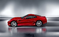 Ferrari 599 HGTE rouge profil