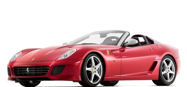 Ferrari 599 SA Aperta Rouge 3/4 AV