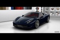 Ferrari Config. 458 Italia 3/4 Blu Pozzi