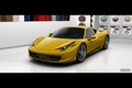 Ferrari Config. 458 Italia 3/4 Giallo Modena