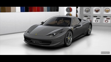 Ferrari Config. 458 Italia 3/4 Grigio Verde