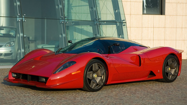 Ferrari P4/5 - rouge - 3/4 avant gauche