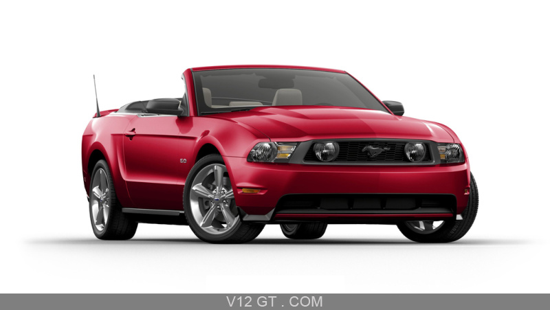 Ford Mustang GT Convertible rouge 3/4 avant droit / Ford / Photos GT ...