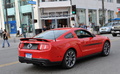 Ford Mustang GT CS rouge 3/4 arrière droit penché