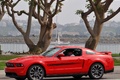 Ford Mustang GT CS rouge 3/4 avant gauche 4