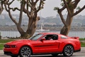 Ford Mustang GT CS rouge 3/4 avant gauche 4