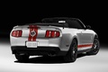 Shelby GT500 Cabriolet gris 3/4 arrière droit