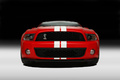 Shelby GT500 rouge face avant 2