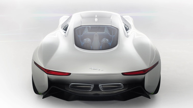 Jaguar C-X75 gris face arrière