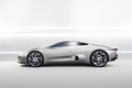 Jaguar C-X75 gris profil