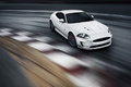 Jaguar XK Speed Pack  - blanche - 3/4 avant droit