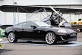 Jaguar XKR 175 - noire - 3/4 avant droit