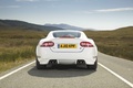 Jaguar XKR blanc face arrière