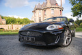 Jaguar XKR Cabriolet noir 3/4 avant gauche 2