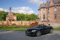 Jaguar XKR Cabriolet noir 3/4 avant gauche 3