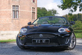 Jaguar XKR Cabriolet noir face avant 2