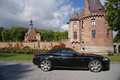 Jaguar XKR Cabriolet noir profil capotée