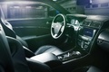 Jaguar XKR-S bleu intérieur