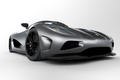 Koenigsegg Agera anthracite 3/4 avant droit