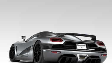 Koenigsegg Agera - grise - 3/4 arrière gauche