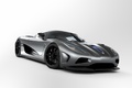 Koenigsegg Agera - grise - 3/4 avant droit