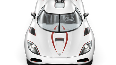 Koenigsegg Agera R - blanche - face avant