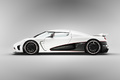 Koenigsegg Agera R - blanche - profil 2