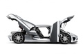 Koenigsegg CCX gris profil ouvrants