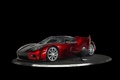 Koenigsegg CCX rouge/carbone 3/4 avant gauche