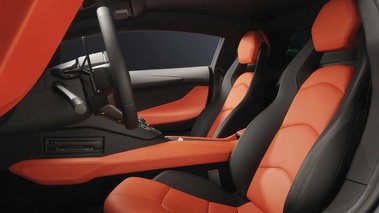 Lamborghini Aventador LP700-4 rouge sièges
