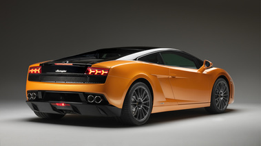 Lamborghini Gallardo Bicolore - orange et noire - 3/4 arrière droit