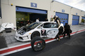 Lamborghini Gallardo LP560-4 SuperTrofeo blanc stands