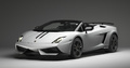 Lamborghini Gallardo LP570-4 Spyder Performante - blanche - 3/4 avant gauche