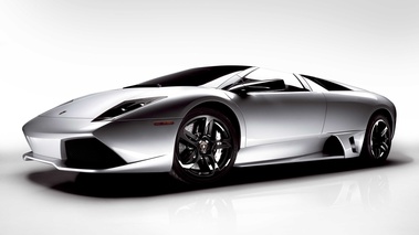 Lamborghini Murcielago LP 640 Blanche  3/4 AV Gauche 