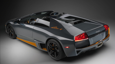 Lamborghini Murcielago LP 650 Roadster Gris/Orange  3/4 AR Gauche 