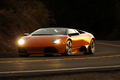 Lamborghini Murcielago LP640 Roadster orange 3/4 avant gauche filé 2