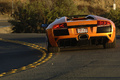 Lamborghini Murcielago LP640 Roadster orange face arrière